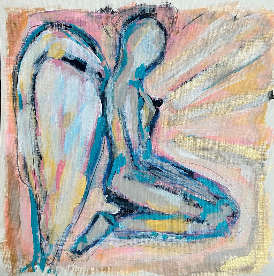 Abstract Angel Painting || 